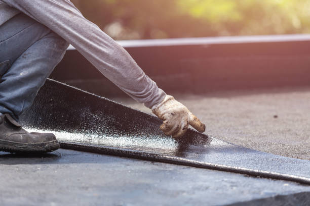 Professional Waterproofing technician working in Underwood, IN
